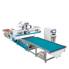 Automatic Nesting CNC Wood Machine With Loading And Unloading Labelingsystem With Spindle &Boring System Can Cut &drill