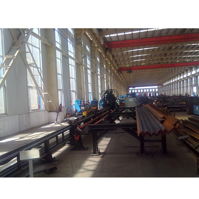 High Performance PLC Controlled Angle Steel Marking Punching And Cutting Production Line For Metal Steel