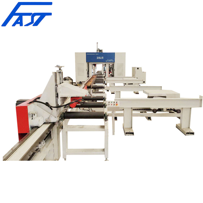 Steel Construction China CNC 3D Beam Drill Band Saw Production Line